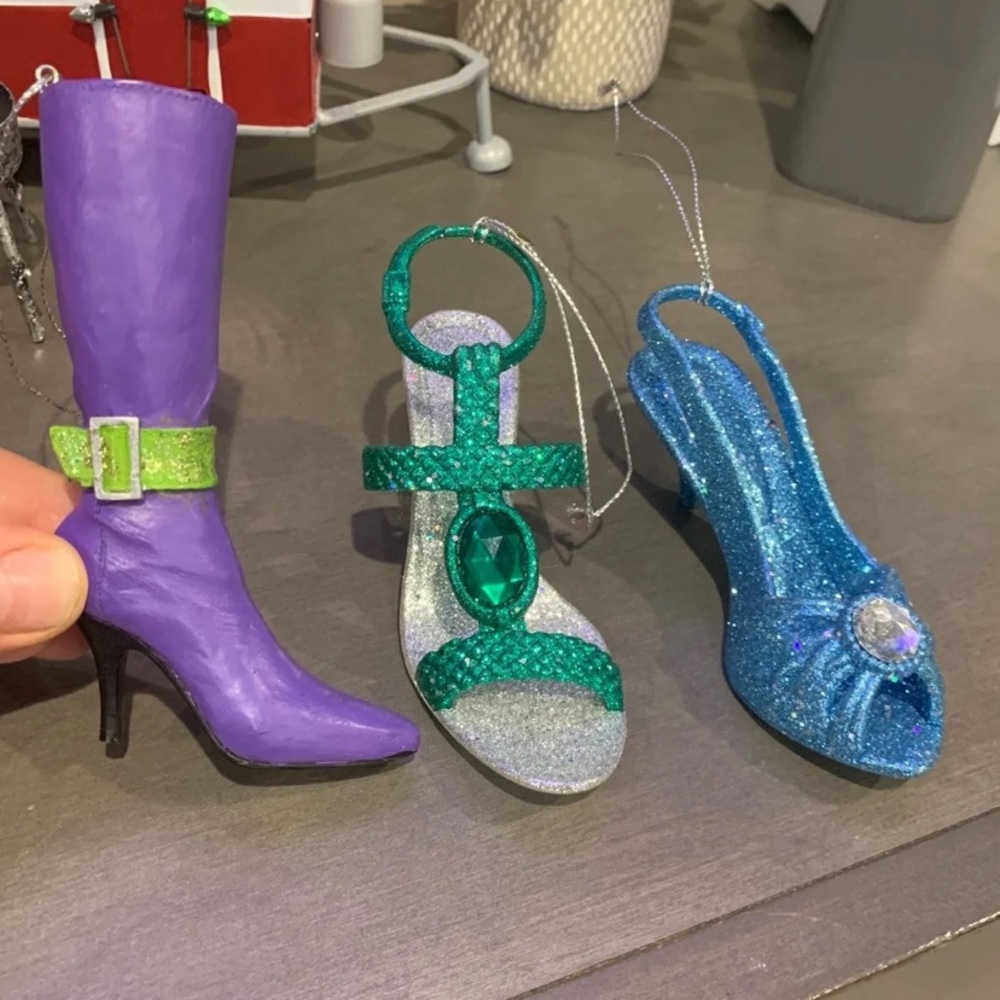 🛑SOLD🛑 Bling High Heel Christmas Ornaments New